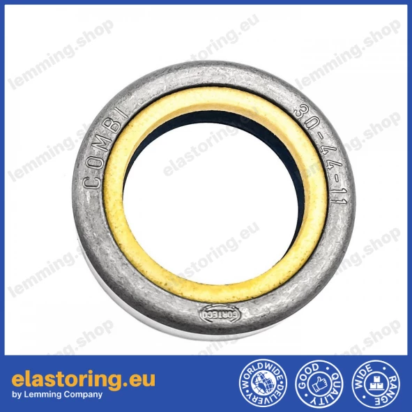 Wheel hub oil seal 30x44x11 COMBI NBR