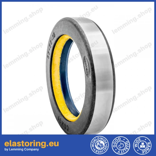 Wheel hub oil seal 35x50x10 COMBI NBR Wheel hub oil seal 35x50x10 COMBI NBR