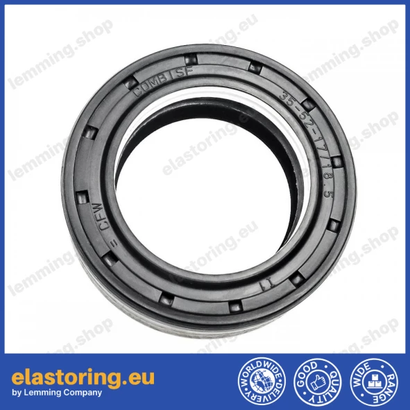 Wheel hub oil seal 35x52x17/18,5 COMBI SF Wheel hub oil seal 35x52x17/18,5 COMBI SF