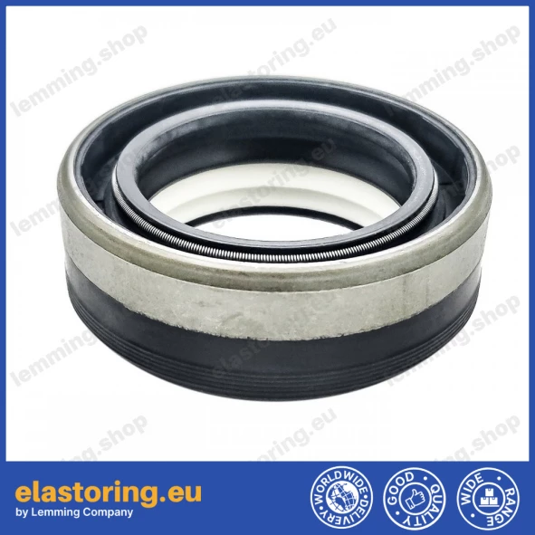 Wheel hub oil seal 35x52x17/18,5 COMBI SF
