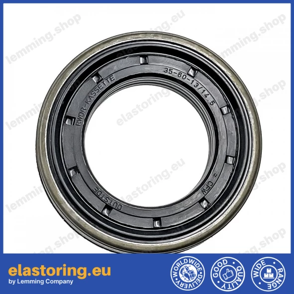 Wheel hub oil seal 35x60x13/14,5 COMBI NBR