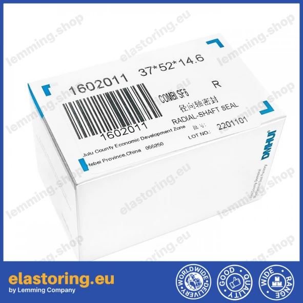 Wheel hub oil seal 37x52x14,6 COMBI SF6