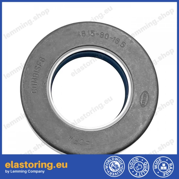 Wheel hub oil seal 46,15x80x16,5 COMBI SF6 NBR