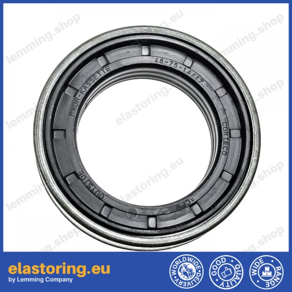 Wheel hub oil seal 48x75x14/17 RWDR-KASSETTE NBR Wheel hub oil seal 48x75x14/17 RWDR-KASSETTE NBR