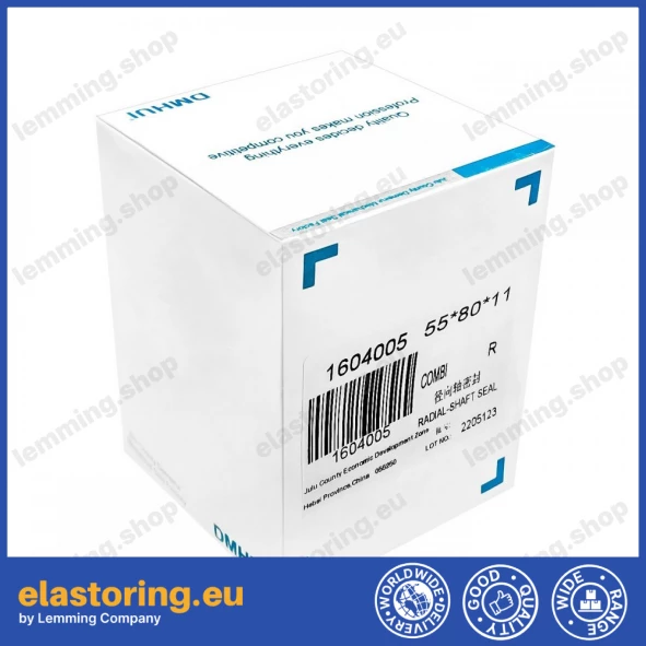 Wheel hub oil seal 55x80x11 COMBI Wheel hub oil seal 55x80x11 COMBI