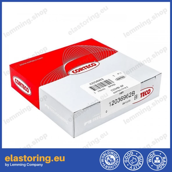 Wheel hub oil seal 60x75x17,5/18,5 COMBI NBR