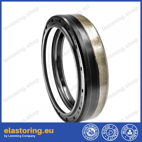 Wheel hub oil seal 60x75x17,5/18,5 COMBI NBR
