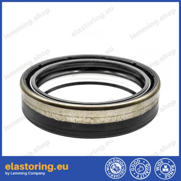 Wheel hub oil seal 60x75x17,5/18,5 COMBI NBR