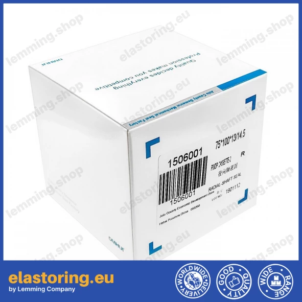 Wheel hub oil seal 75x100x13/14,5 RWDR KASSETTE Wheel hub oil seal 75x100x13/14,5 RWDR KASSETTE