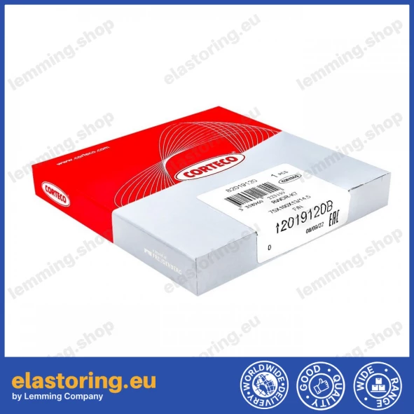 Wheel hub oil seal 75x100x13/14,5 RWDR-KASSETTE FPM Wheel hub oil seal 75x100x13/14,5 RWDR-KASSETTE FPM