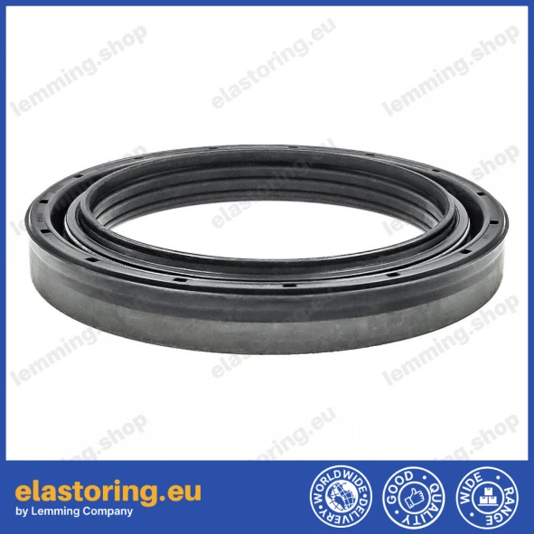 Wheel hub oil seal 75x100x13/14,5 RWDR-KASSETTE FPM Wheel hub oil seal 75x100x13/14,5 RWDR-KASSETTE FPM