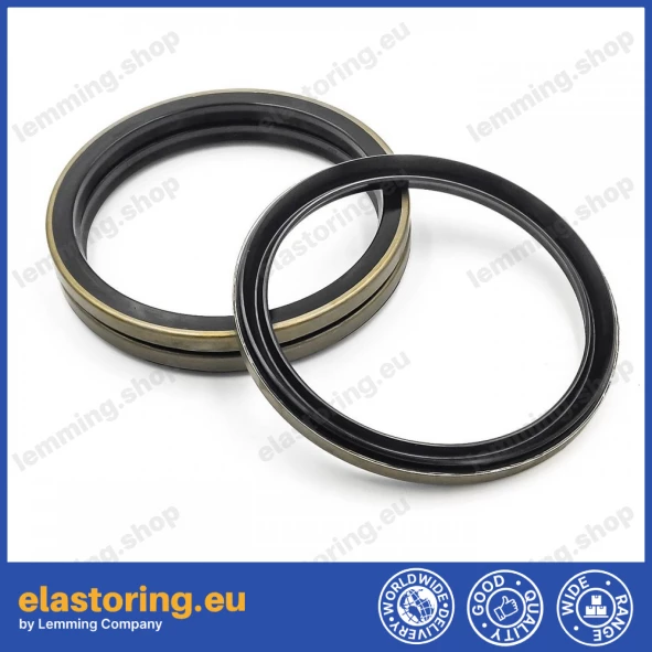Wiper 104x125x7/10,5 NBR+Stal