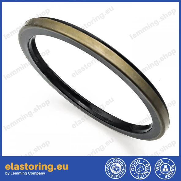 Wiper 104x125x7/10,5 NBR+Stal