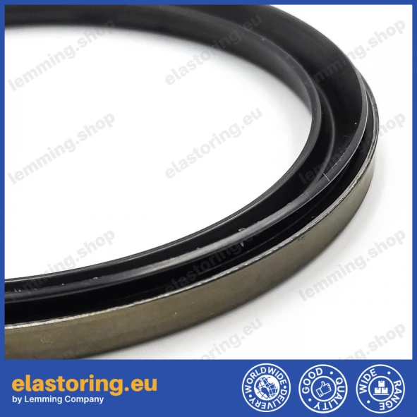 Wiper 104x125x7/10,5 NBR+Stal