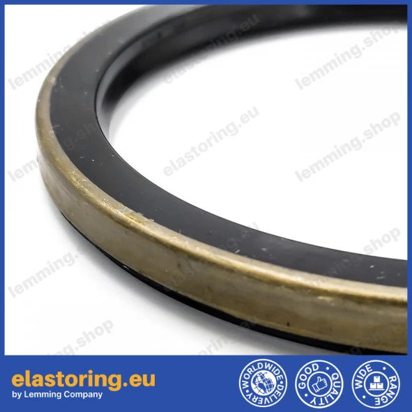 Wiper 104x125x7/10,5 NBR+Stal