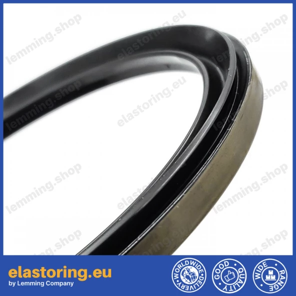 Wiper 104x125x7/10,5 NBR+Stal